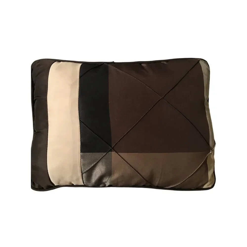 4 Beautiful Decorative, Boudoir, Breakfast Pillows, Browns, Beige, Cream, Black
